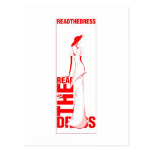 Postkarte Read The Dress 3