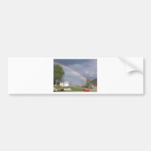 pot at the end of the rainbow bumper sticker