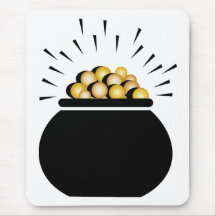 Pot of Gold Mouse Pads