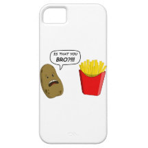 potato and fries iPhone 5 covers