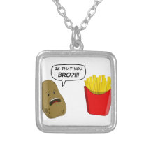 potato and fries jewelry