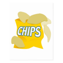 potato chips post cards