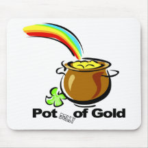 Potbelly of Gold St. Patrick's Day gift Mousepads