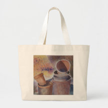 Pots in winter Tote Bag