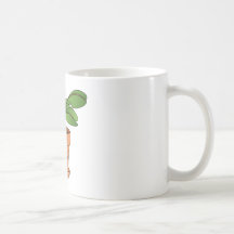 Potted Plant Cartoon Mugs