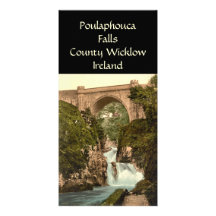 Poulaphouca Falls, County Wicklow Custom Photo Card
