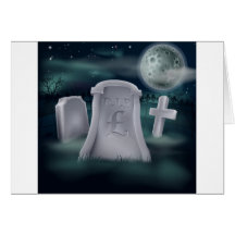 Pound Sterling grave concept Greeting Cards