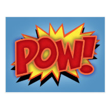 Pow! Postcard