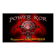 POWER CARDS BUSINESS CARD TEMPLATES