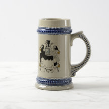 Power Coat of Arms Stein - Family Crest Mugs
