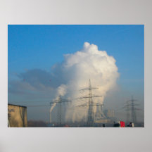 Power Station Pollution 1 Poster