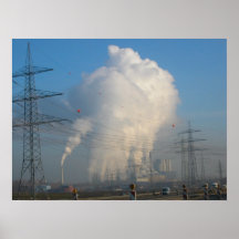 Power Station Pollution 4 Posters