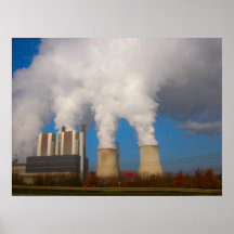 Power Station Pollution 4 Print