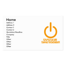 Power_Supply Business Card Template