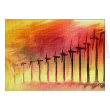 "Power To The People" Wind Energy Cards