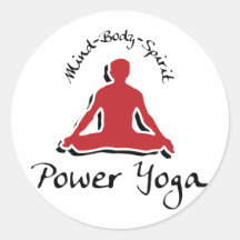 Power Yoga Stickers