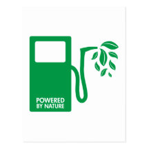 Powered by Nature Biofuel Postcard