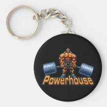 Powerhouse Deadlift Keychain