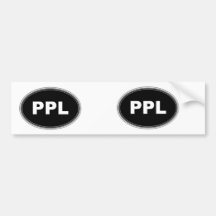 PPL BUMPER STICKER