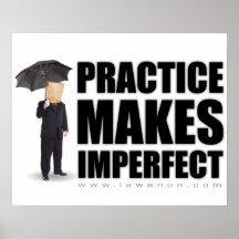"Practice Makes Imperfect" Print