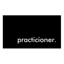 practicioner. business cards