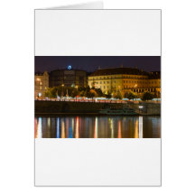Prague by Night Greeting Cards