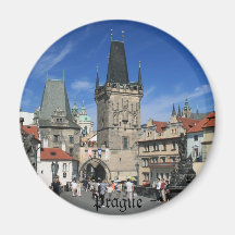 Prague Refrigerator Magnet