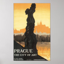 Prague, The City of Art Poster