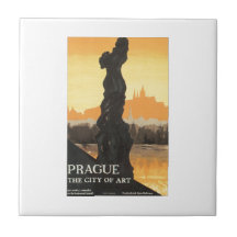 Prague, The City of Art Ceramic Tiles