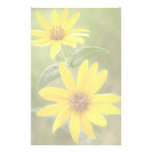 Prairie Sunflower - Helianthus maximilianii Stationery Paper