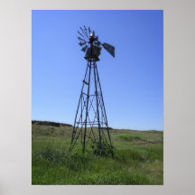 Prairie Windmill - Washington Posters