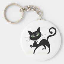 Prancing Kitten Key Chain