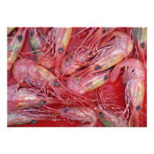 Prawns of British Columbia, Canada texture Invite