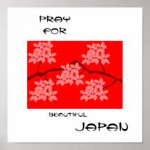 PRAY FOR BEAUTIFUL JAPAN POSTERS