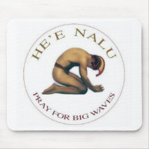 Pray For Big Waves Mousepad