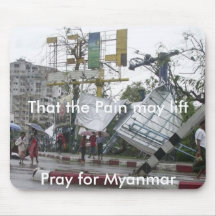 Pray for Myanmar Mouse Mats
