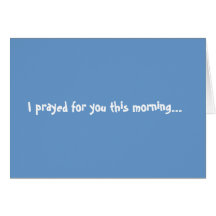 pray greeting card