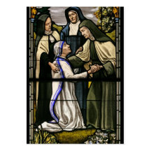 Prayer Card for Religious Vocations Business Card Template