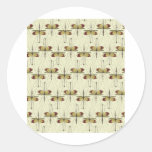 Praying Mantis Round Sticker