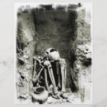 Pre-Columbian Gravesite Skeleton Full Color Flyer