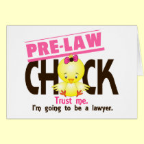 Pre-Law Chick 3 cards