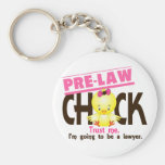 Pre-Law Chick 3 Key Chain
