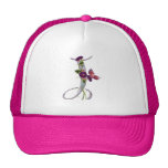 Precious Butterfly Initial J Trucker Hat