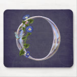 Precious Butterfly Initial O Mouse Pad