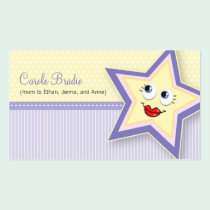 Precious Star Mummy Card Baby Purple Business Card business cards