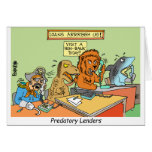 PREDATORY LENDERS / BANKING / BAKERS / FINANCIAL GREETING CARD
