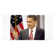 Predsident Obama Photo Card