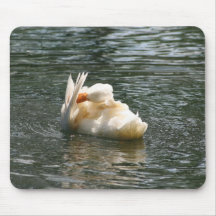 Preening Duck Mousemat
