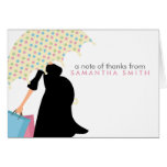 Pregnant Mum Baby Shower Thank You Notes Cards