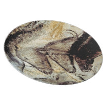 Prehistoric Cave Painting Plate